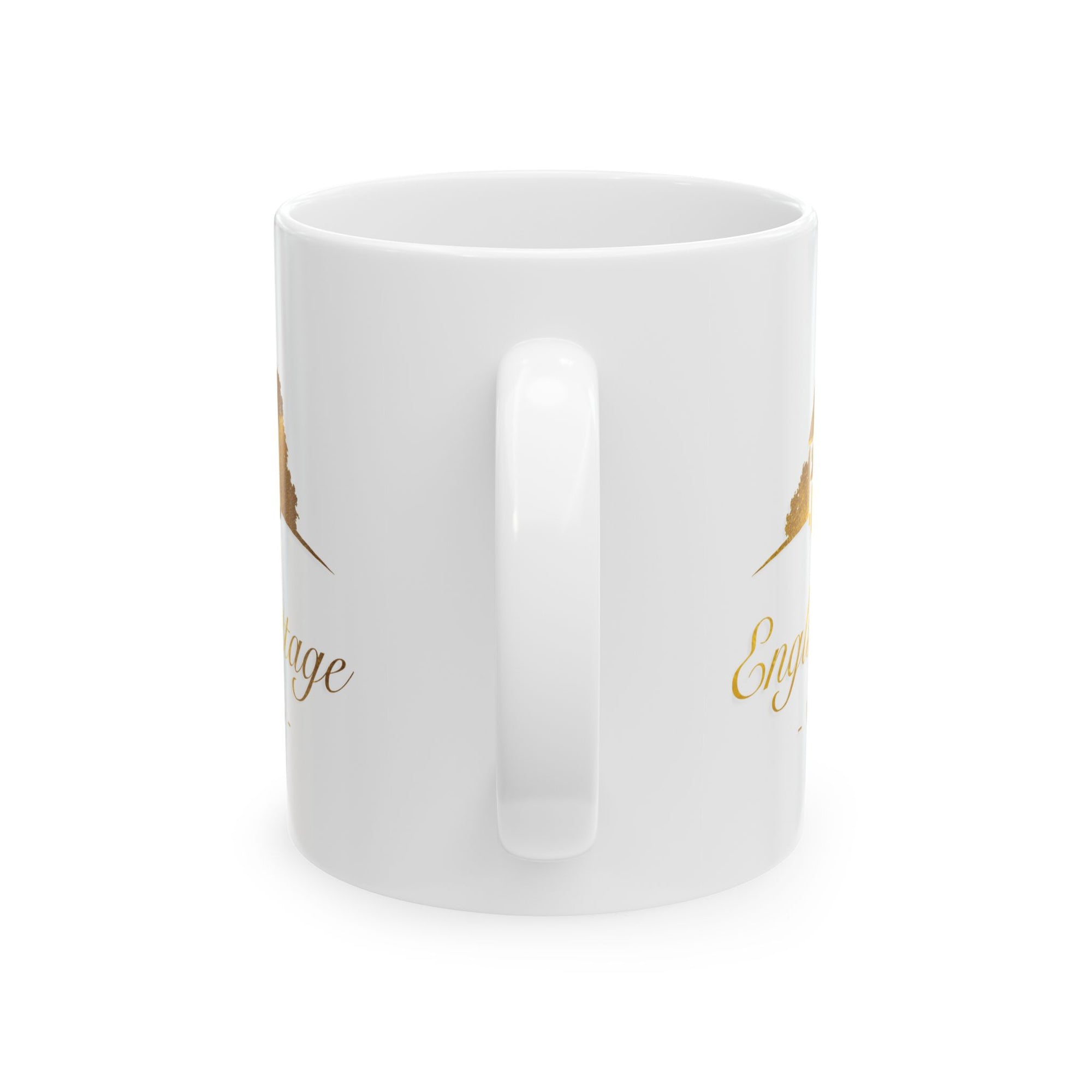 English Cottage Vacation Mug - Cozy Ceramic Coffee Cup, Gift for Homeowners, Tea Lovers, Housewarming, Travel Memories