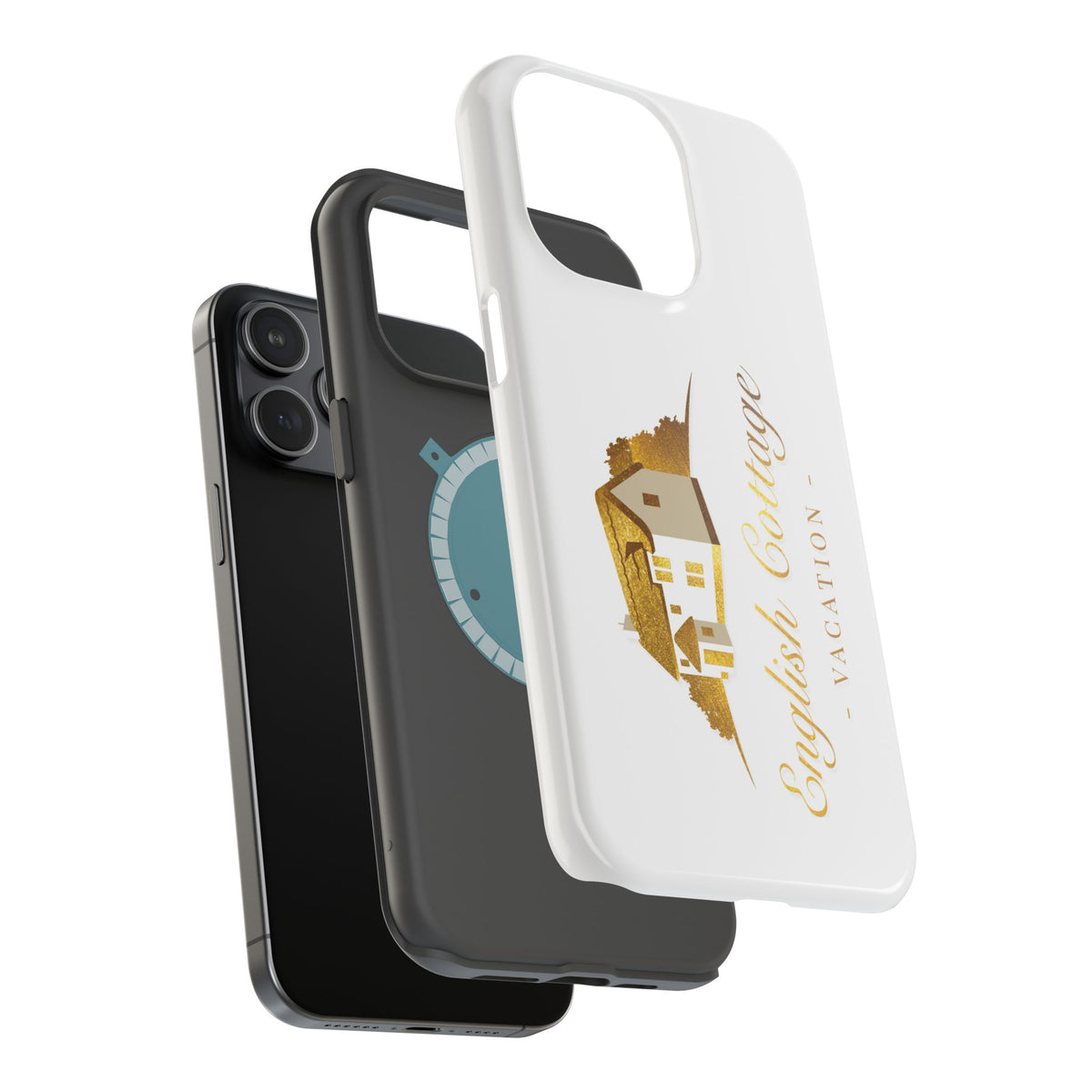 Phone Case — 'English Cottage Vacation' Magnetic Impact-Resistant Case