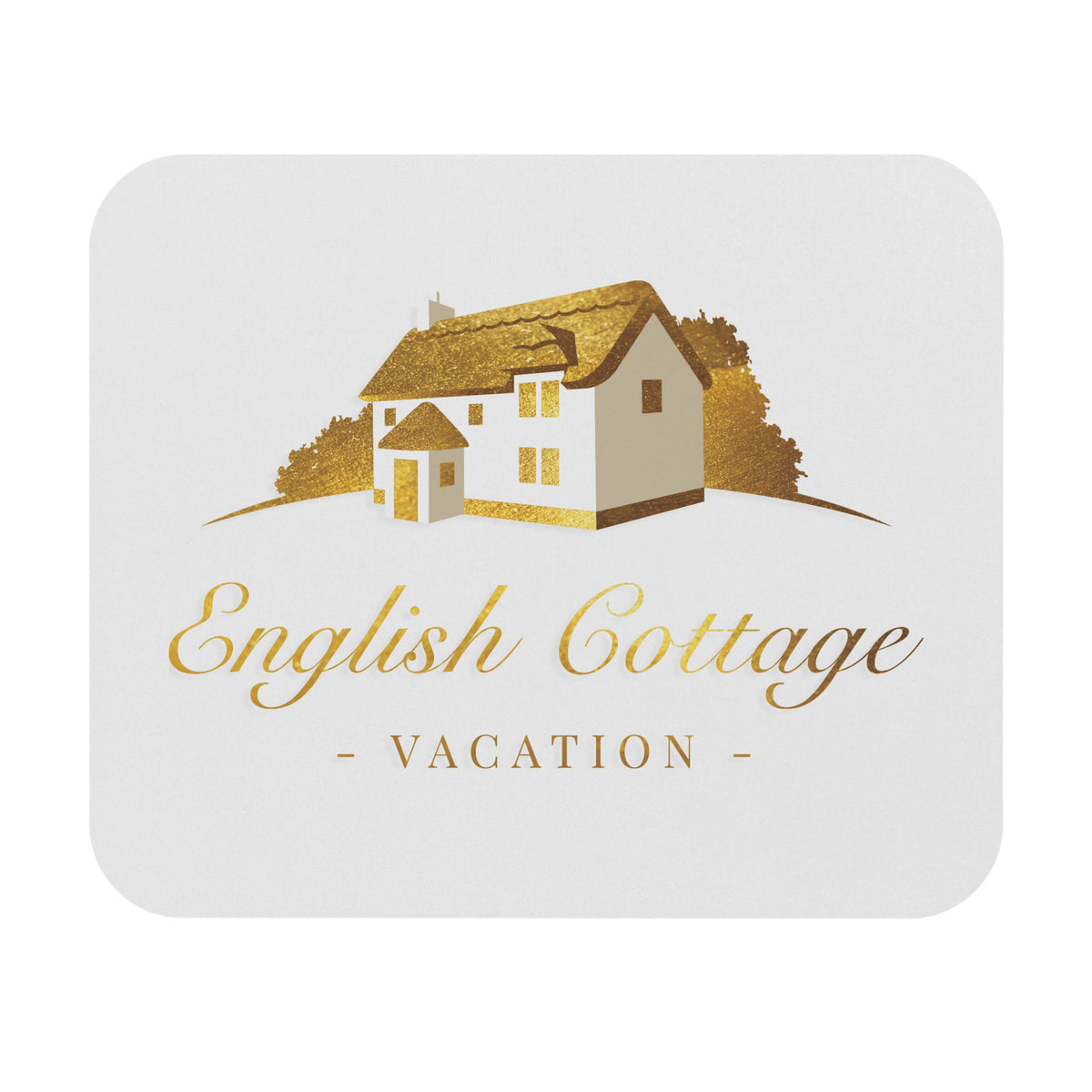 Charming English Cottage Mouse Pad - Cozy Home Office Décor, Perfect Gift for Cottage Lovers, Home &amp; Lifestyle Accessory, Vacation Vibe