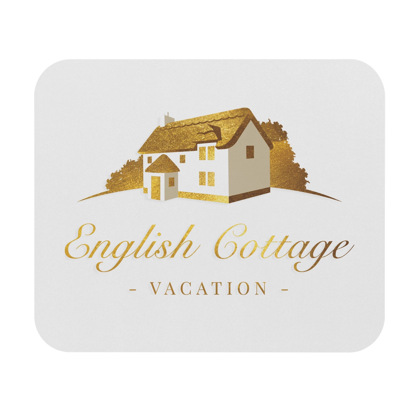Charming English Cottage Mouse Pad - Cozy Home Office Décor, Perfect Gift for Cottage Lovers, Home & Lifestyle Accessory, Vacation Vibe