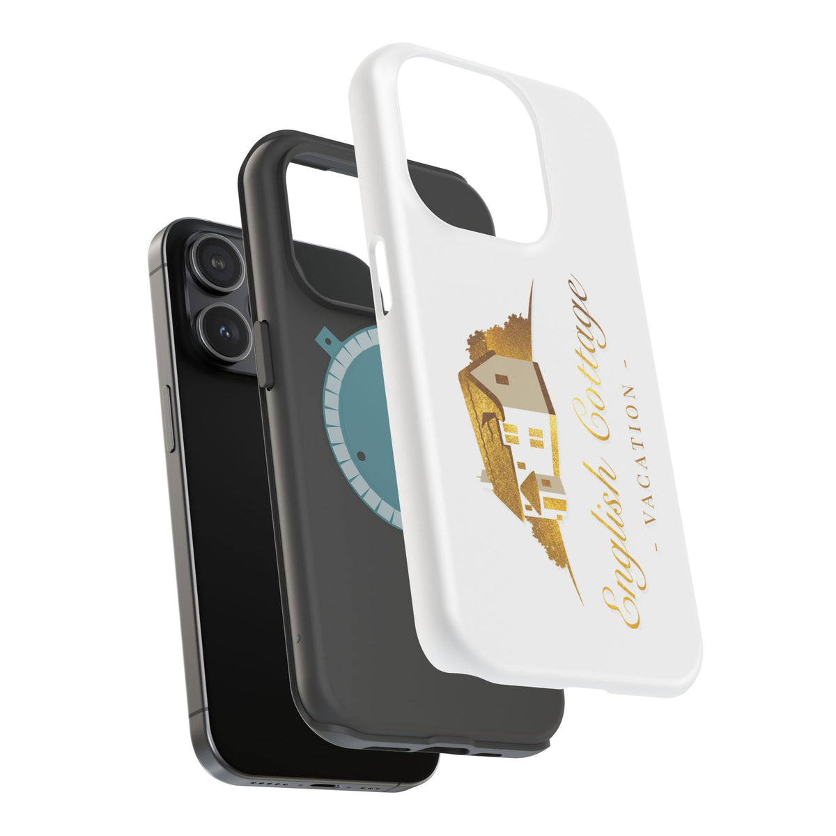 Phone Case — 'English Cottage Vacation' Magnetic Impact-Resistant Case