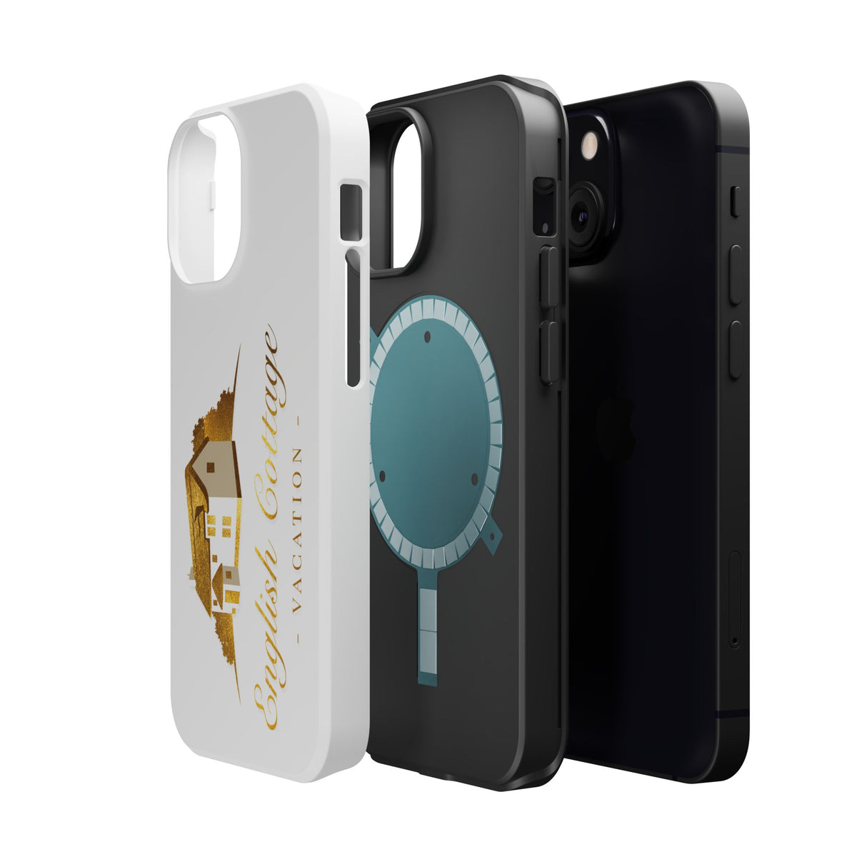 Phone Case — 'English Cottage Vacation' Magnetic Impact-Resistant Case